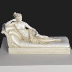 Sculpture de Pauline Bonaparte en Vénus Victrix, représentant la beauté classique.