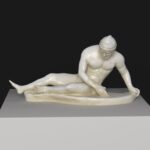 Sculpture de l'Offrande Votives Pergamène - Gaulois Blessé en résine