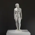 Sculpture d'Assia à Anvers, Belgique, réplique de Charles Despiau.
