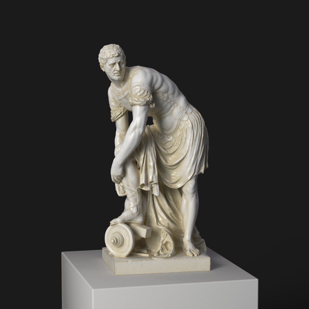 Sculpture de Lucius Quinctius Cincinnatus au Schloss Schönbrunn, Vienne.