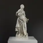 Sculpture de Didon au Palais de Versailles, représentant la légendaire fondatrice de Carthage.