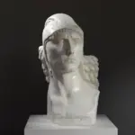 Buste de la Force en résine, représentant la force humaine.