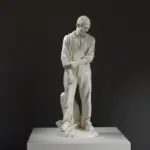 Sculpture du Grand Paysan au Petit Palais de Paris, une œuvre de Jules Dalou.