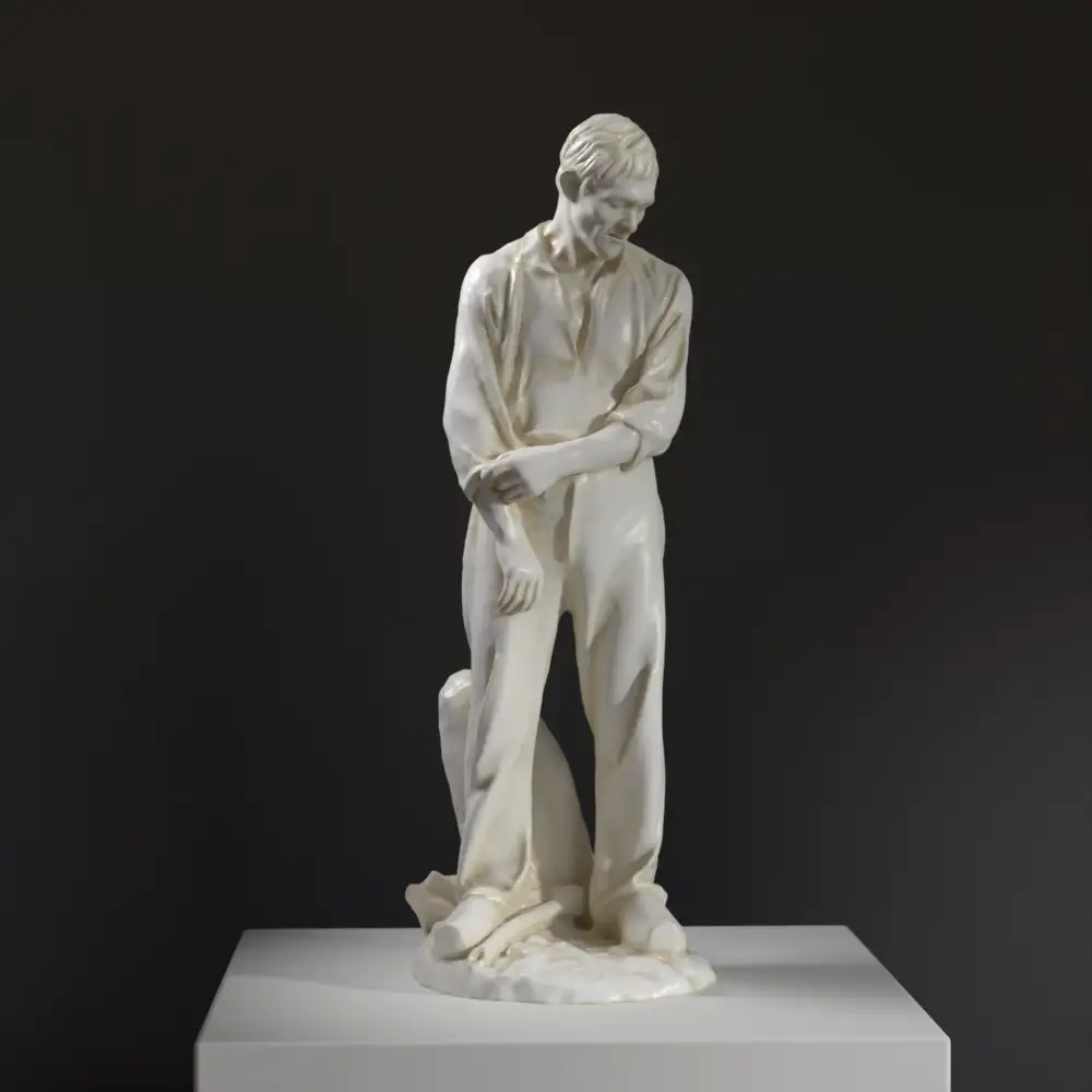 Sculpture du Grand Paysan au Petit Palais de Paris, une œuvre de Jules Dalou.