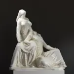 Sculpture de Le Stelle, réplique d'Arturo Martini en résine.