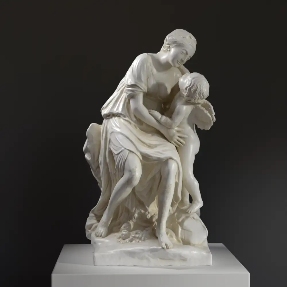 Réplique de la sculpture classique de l'Amour Étreignant l'Amitié.