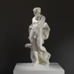 Sculpture de Neptune entouré de créatures marines.