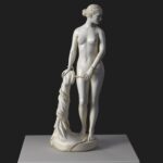 Sculpture de L'Esclave Grec, réplique d'Hiram Powers, exposée à la Galerie Corcoran.