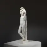 Buste de Narcisse, Mazarin Hermaphrodite, sculpture classique en résine.