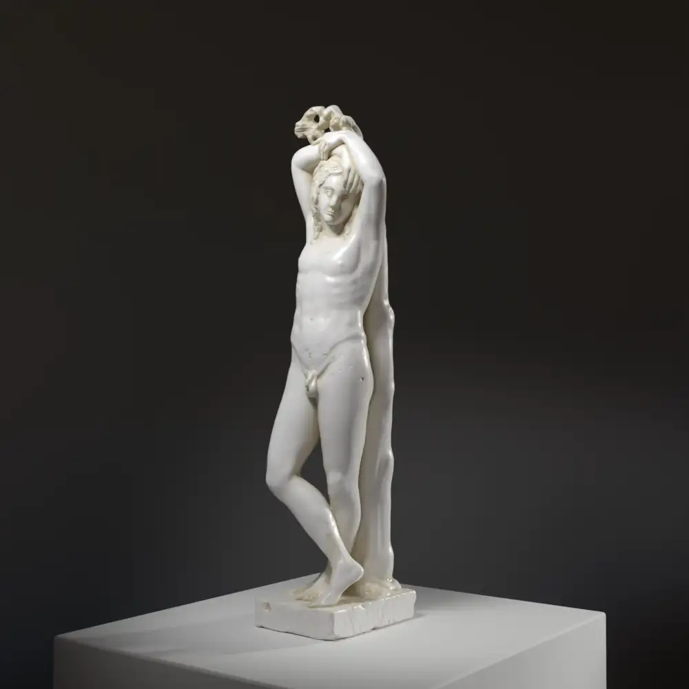 Buste de Narcisse, Mazarin Hermaphrodite, sculpture classique en résine.