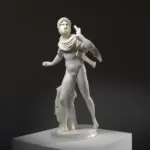 Sculpture d'Odysseus, roi légendaire de la mythologie grecque.