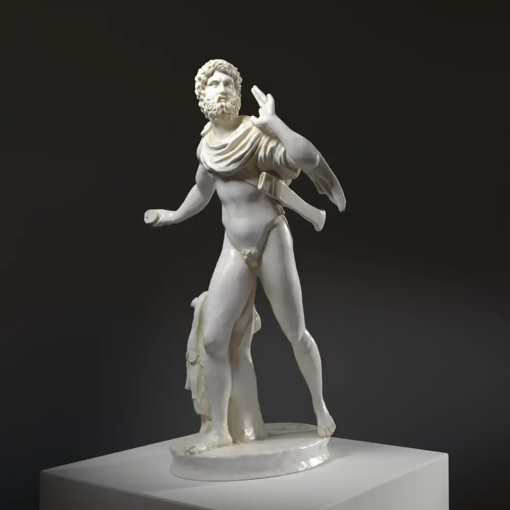 Sculpture d'Odysseus, roi légendaire de la mythologie grecque.