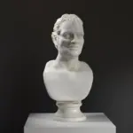 Sculpture du Faune Albani, représentant un mélange de l'humain et de la chèvre.