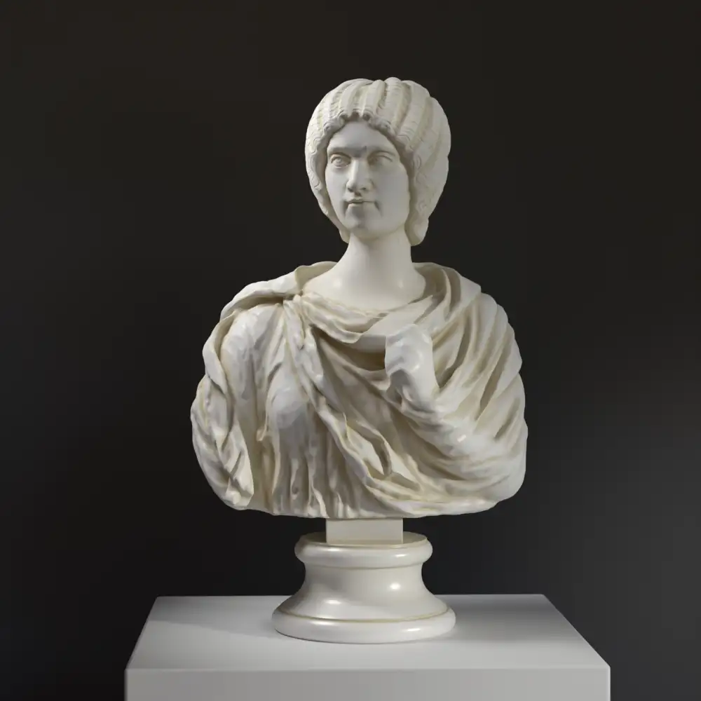 Buste de Femme d'Aquilia Severa ou Giulia Mesa en résine