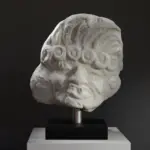 Figurine d'Ehecatl en résine avec patine luxueuse.