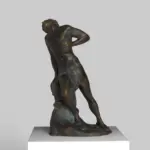 Scultura dell'Uomo Ferito, replica di Jef Lambeaux.