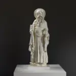 Replica della scultura di San Paolo alla Chapelle Rieux in resina.