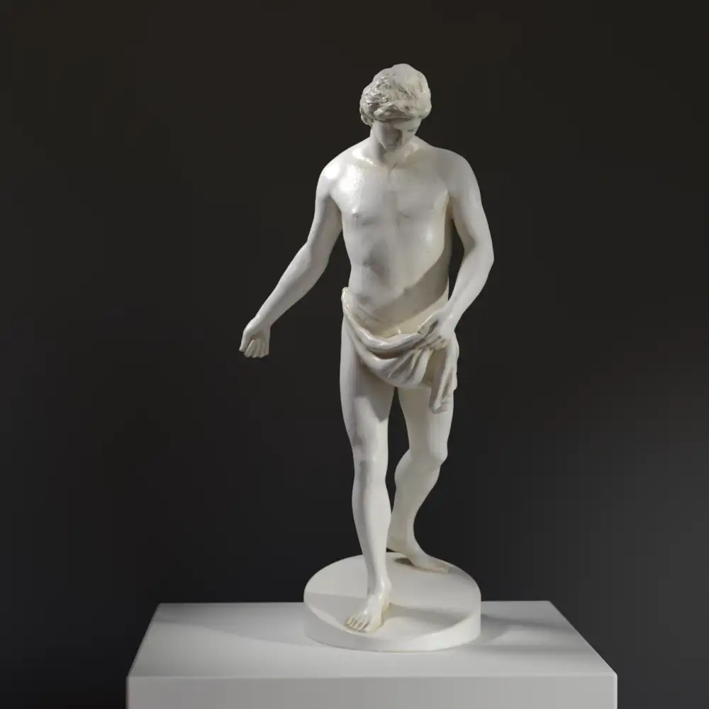 Replica della scultura del Seminatore di Vasily Kreitan al Museo Statale Ermitage.