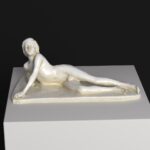 Replica della scultura di Gaddo, rappresentante un momento drammatico della letteratura italiana.