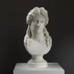 Replica del Busto del cosiddetto Dionisio Farnese in resina con patina.