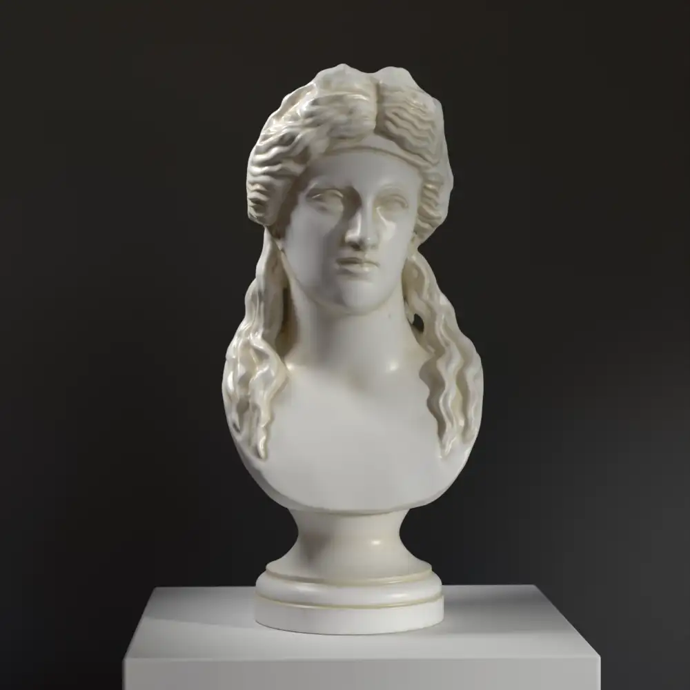 Replica del Busto del cosiddetto Dionisio Farnese in resina con patina.