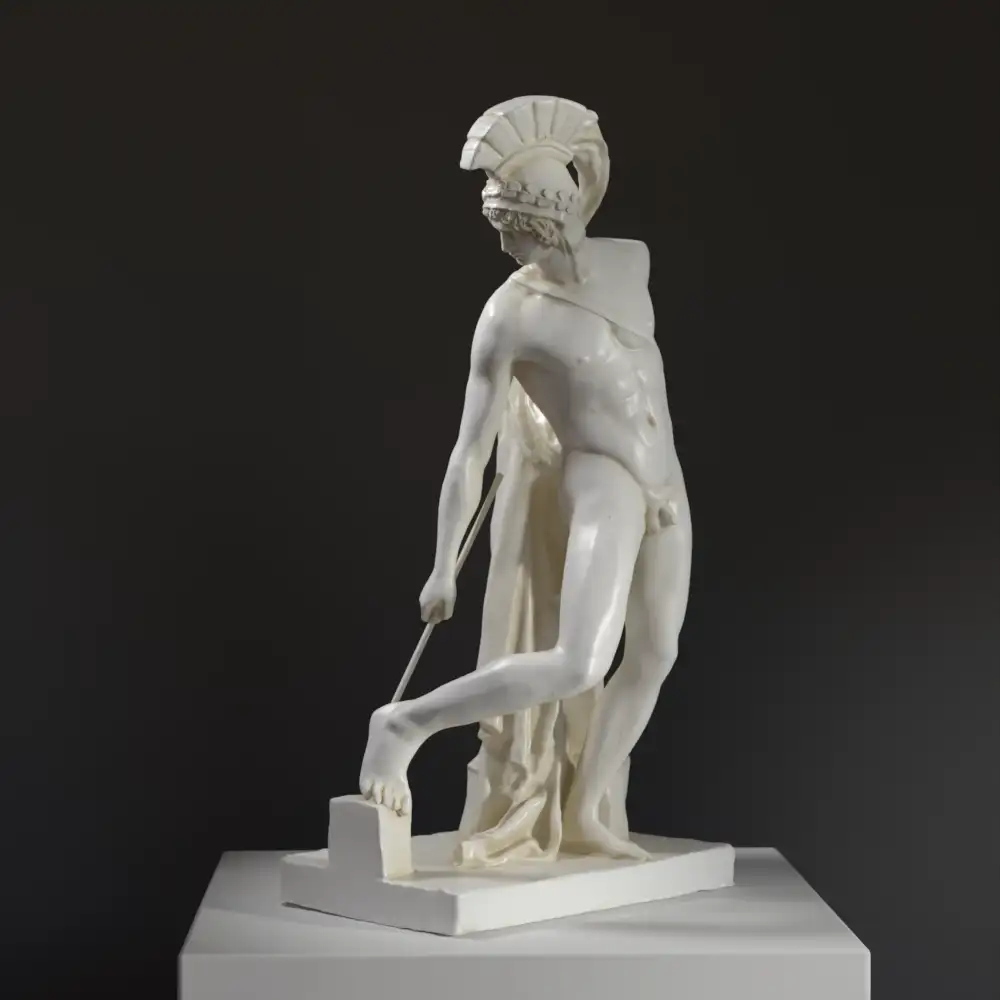 Scultura di Achille Ferito al Tallone da Paride, realizzata da Charles Guméry.