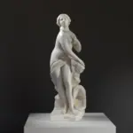 Scultura di Andromeda, rappresentazione della mitologia greca.