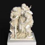 Replica della scultura di Arria e Paeto, rappresentante un momento di sacrificio.