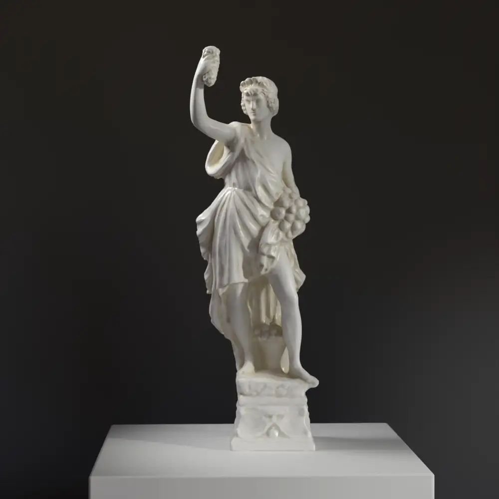 Replica della scultura di Bacco nei Giardini di Boboli in Italia.