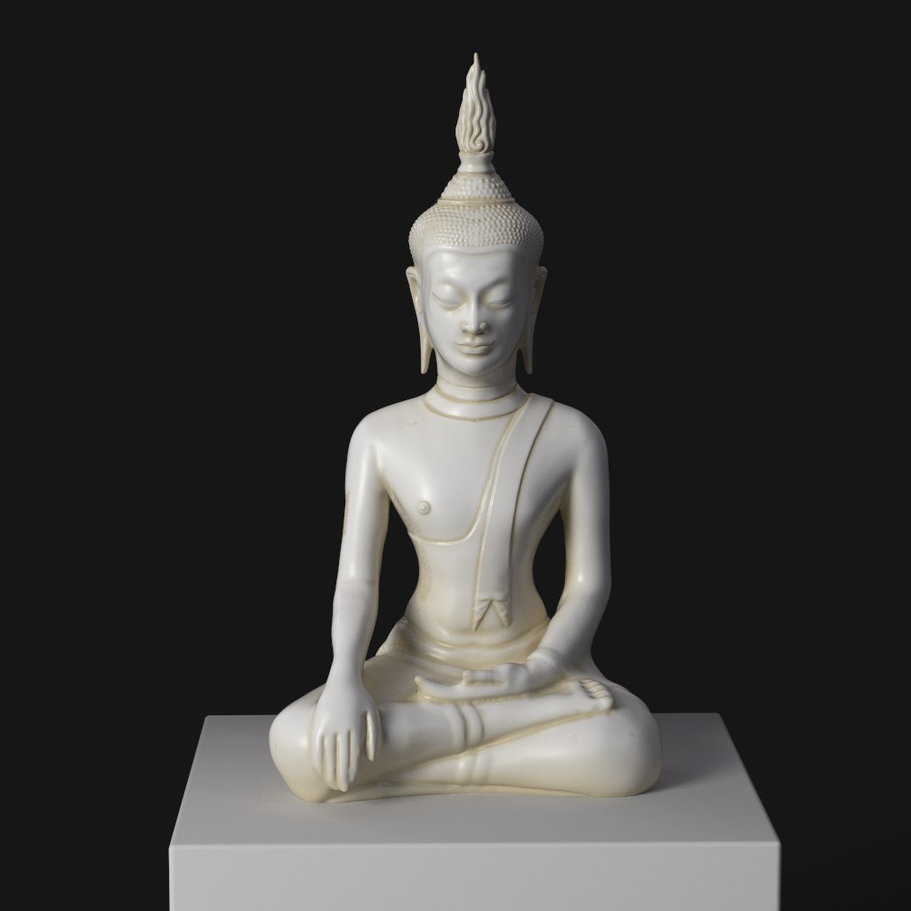 Scultura del Buddha Maravijaya al Museo Guimet di Parigi