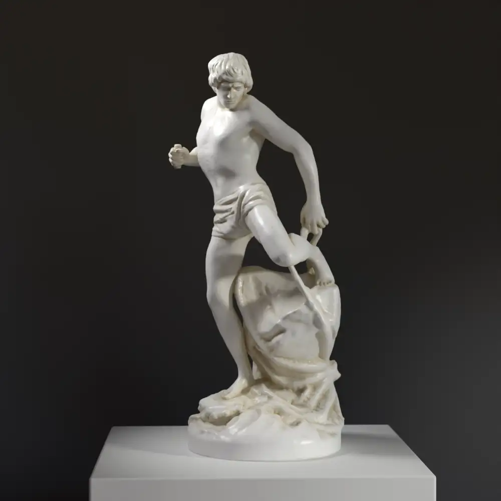 Replica della scultura di Gilliat Catturato dall'Octopus al Musée des Beaux-Arts di Lione.