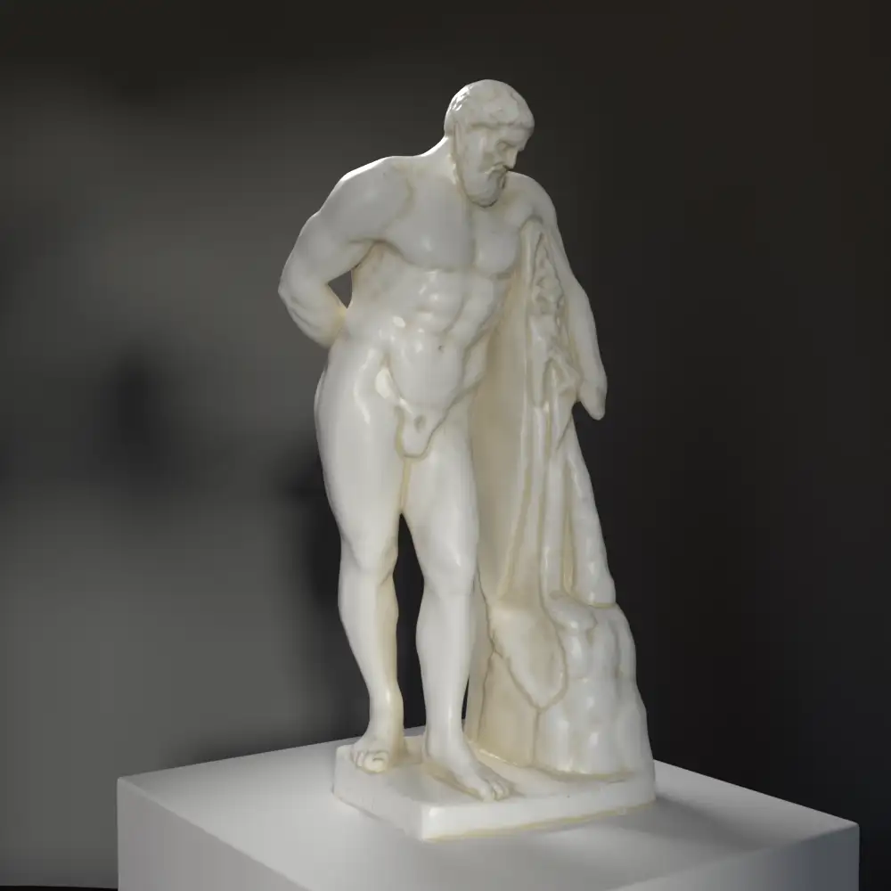 Replica della scultura dell'Ercole Farnese ai Giardini delle Tuileries di Parigi.