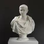 Replica del Busto di Settimio Severo con dettagli raffinati.
