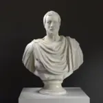 Replica del Busto di Marco Aurelio nel Warandepark di Bruxelles.