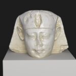 Replica van het Farao Hoofd, vervaardigd uit hoogwaardig resin.