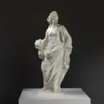 Sculptuur van Allegorische Seizoenen - Herfst, een meesterwerk van Pierre Mazeline.