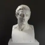 Buste van Ptolemaeus II Philadelphus, een klassieke sculptuur.