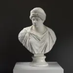 Replica van de Vrouwelijke Buste in het Staatsmuseum Hermitage St. Petersburg.